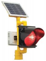 23Y007 SOLAR BLINKERBEACON, RED, YELLOW HOUSING