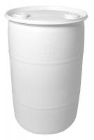 23Y335 Poly Drum, Closed Head, 35 Gal, White