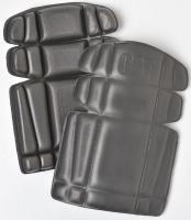 23Y382 Knee Pads, Inserts for Pants/Jeans, Blk, PR