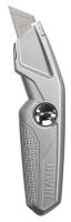 23Z291 Snap Blade Knife, 9-3/16 In, Silver