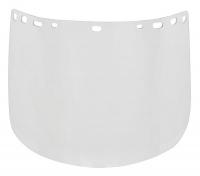 23Z427 Visor, Clear, 8InH x 15InW x 0.04In Thick
