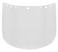 23Z431 Visor, Clear, 8InH x 15InW x 0.08In Thick