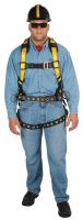23Z793 Full Body Harness, XL, 400 lb., Yellow