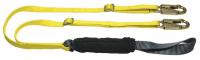 23Z804 Arc-Rated Lanyard, 2 Leg, Nylon, Yellow