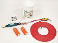 23Z874 Horizontal Lifeline Kit, 60 ft. L