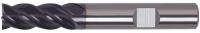 23Z913 Carbide End Mill, Vari Helix, Dia. 3/8 In