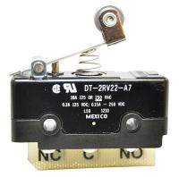 24A129 Lg Basic Swch, 10A, DPDT, Shrt Roller Lever