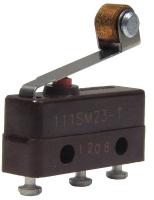 24A158 Sub-Mini Snap Swch, 1A, SPDT, Roller Lever