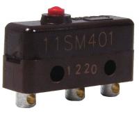 24A168 Sub-Mini Snap Swch, 5A, SPDT, Pin Plunger