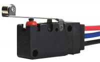 24A233 Watertight Swch, 0.1A, SPDT, Lng Rollr Levr