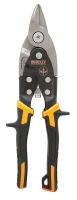 24A440 Aviation Snip, Straight, 8 In L, Black/Ylw