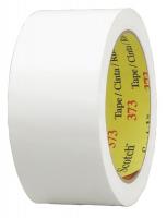 24A624 Carton Sealing Tape, White, 48mm x 50m