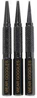 24A856 Nail Setter Set, 4 In, Black Oxide, 3 Pc