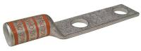 24D027 Lug, 2Holse, 3/0AWG, 50 Die, Orange