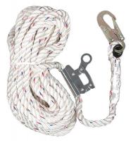 24D037 Vertical Lifeline, Temporary, 50 ft. L