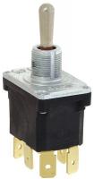 24D448 Toggle Switch, DPST, On/Off/On