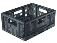 24D753 Collapsible Crate, Medium, PK 2