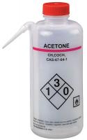 24J878 Wash Bottle, Acetone, 750 ml, PK2