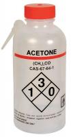 24J879 Wash Bottle, Acetone, 250 ml, PK4