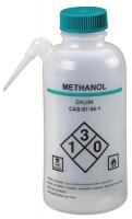 24J884 Wash Bottle, Methanol, 500 ml, PK4