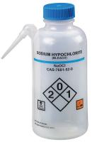 24J895 Wash Bottle, Bleach, 500 ml, PK4