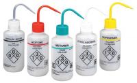 24J898 Wash Bottle, Assorted, 500 ml, PK5