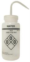 24J906 Wash Bottle, Water, 500 ml, PK6