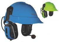 24J941 Electronic Ear Muff, Helmet Mt, Wht