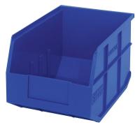 24K175 Stackable Shelf Bin, 12x8-1/4x7, Blue