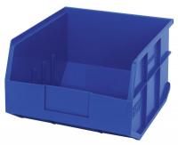 24K176 Stackable Shelf Bin, 12x11x7, Blue