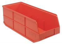 24K247 Stackable Bin, 20-1/2x8-1/4x7, Orange