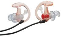 24K383 Filtered Ear Plugs, Clear/Black, 24dB, M, PR