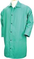 24K596 FR Coat, 42 In, Cotton, Green, XL