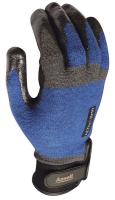 24L246 Cut Resistant Gloves, Blue/Black, M, PR