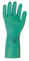 24L270 Chemical Resistant Glove, Latex, 8, Blue, PR