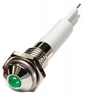 24M025 Round Indicator Light, Green, 24VDC