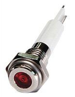 24M037 Flat Indicator Light, Red, 24VDC