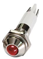 24M045 Round Indicator Light, Red, 24VDC