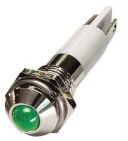 24M047 Round Indicator Light, Green, 24VDC