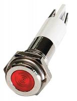 24M065 Flat Indicator Light, Red, 24VDC