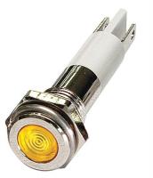 24M066 Flat Indicator Light, Yellow, 24VDC