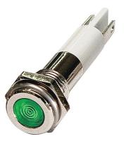 24M067 Flat Indicator Light, Green, 24VDC