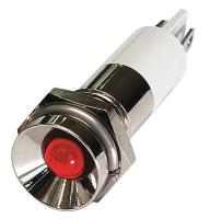 24M087 Protrude Indicator Light, Red, 24VDC