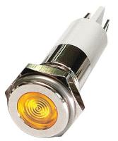 24M099 Flat Indicator Light, Yellow, 24VDC