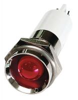 24M121 Protrude Indicator Light, Red, 24VDC