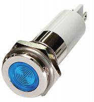 24M135 Flat Indicator Light, Blue, 24VDC