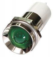 24M159 Protrude Indicator Light, Green, 24VDC