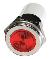 24M168 Flat Indicator Light, Red, 24VDC