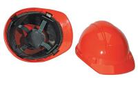 24M972 Hard Hat, FrtBrim, Slotted, 4Pinlock, Org