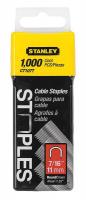 24T345 Round Cable Staple, 5/16, 7/16 Leg, Pk 1000